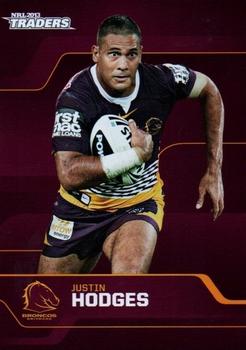 2013 ESP Traders #4 Justin Hodges Front